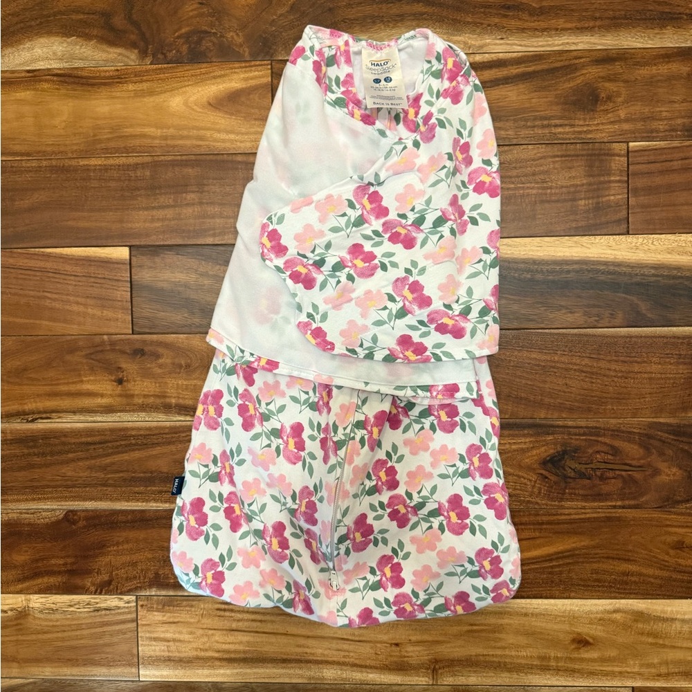 Halo Sleepsack Floral Baby Swaddle